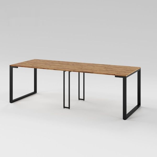 Стіл LONGER (розкладний), 500/1060/1620/2180/2740/3300x750x900, Дуб Крафт Золотий LONGER-3300-DKZ фото